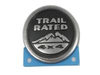 Mopar 55157318AB Medallion, Black, Front Mopar 55157318AB Medallion, Black, Front