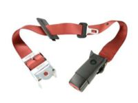 Mopar 5UZ241R5AB Lap & Shoulder Belt, Black/Red, Rear Center Mopar 5UZ241R5AB Lap & Shoulder Belt, Black/Red, Rear Center