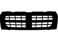 Mopar 5MA10TZZAC Upper Grille, Gray, Front