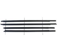 Mopar 55112377AI Belt Weatherstrip, Black, Front Outer Driver Side