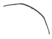 Mopar 68243512AC Upper Molding, Black, Front