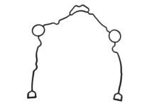 Mopar 5139933AB Gasket Package Front Cover, Item 1 Cover
