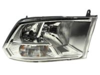 Mopar 68088548AC Headlamp Assembly, Black, Front Passenger Side