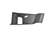 Mopar 5VW38LXHAA Upper Quarter Trim, Black, Rear Driver Side