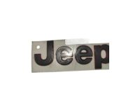Mopar 55112901AC Nameplate, Gray/Red, Front Mopar 55112901AC Nameplate, Gray/Red, Front
