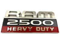 Mopar 55372616AB Nameplate Ram 2500 Heavy Duty Mopar 55372616AB Nameplate Ram 2500 Heavy Duty