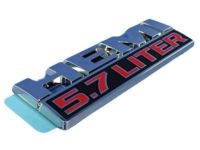 Mopar 68149700AB Nameplate, Black, Front Mopar 68149700AB Nameplate, Black, Front