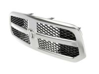 Mopar 68093446AC Grille, Black, Front Center