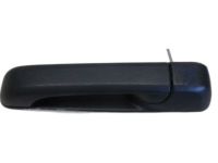 Jeep Door Handle - 5HW79AXRAJ Handle, Outside, Black, Front Outer Driver Side