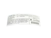 Mopar 47480030AA Emission Label Mopar 47480030AA Emission Label