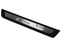 Mopar 1NC80DX9AB Scuff Plate, Black, Front Passenger Side