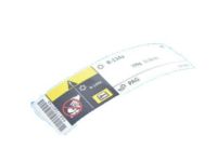 Mopar 68172601AB Caution Label