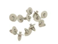 Mopar WX68BD1AA Door Trim Panel Rivet, Gray, Front Mopar WX68BD1AA Door Trim Panel Rivet, Gray, Front