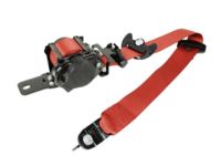 Mopar 1HZ051R5AI Lap & Shoulder Belt, Red, Front Outer Driver Side