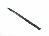Mopar 55077174AD Body Side Molding, Black, Front