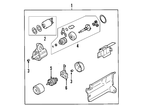1997 Chrysler Sebring Starter Diagram