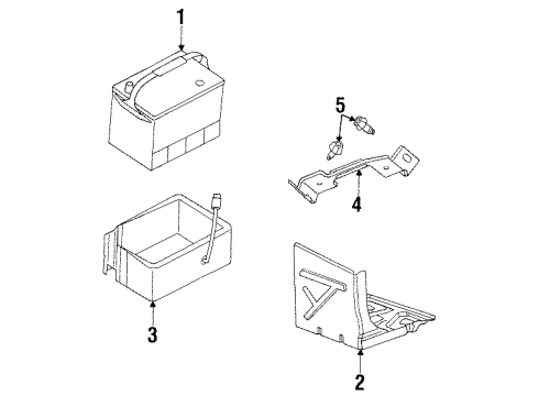 1999 Chrysler LHS Battery Diagram