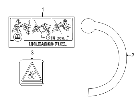 2019 Jeep Compass Information Labels Diagram
