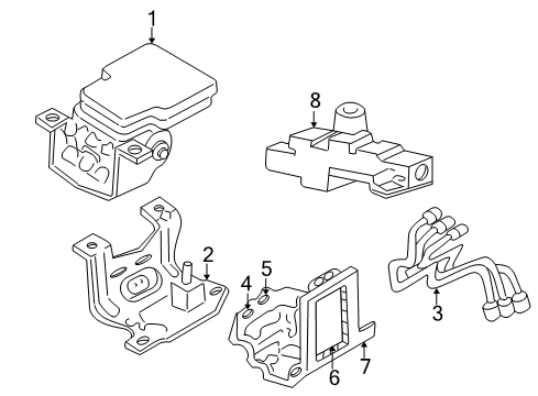 2003 Dodge Durango Anti-Lock Brakes Diagram