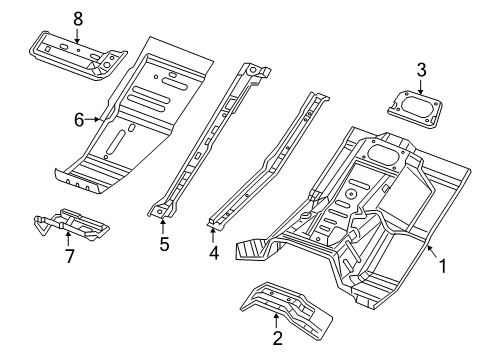 2025 Jeep Wrangler Floor Diagram