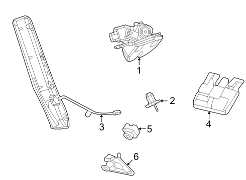 2025 Jeep Grand Cherokee Lock & Hardware Diagram