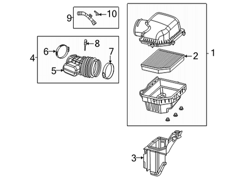 2023 Dodge Durango Air Intake Diagram