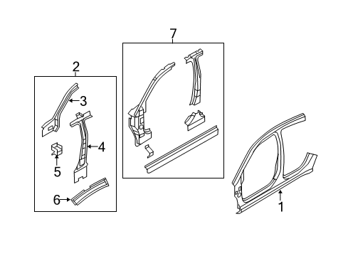 2008 Dodge Avenger Aperture Panel Diagram