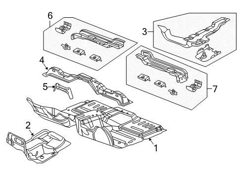 2009 Chrysler Aspen Floor Diagram