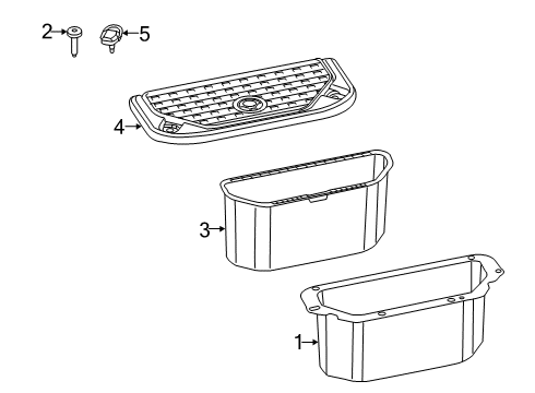 2019 Ram 1500 Interior Trim - Cab Diagram