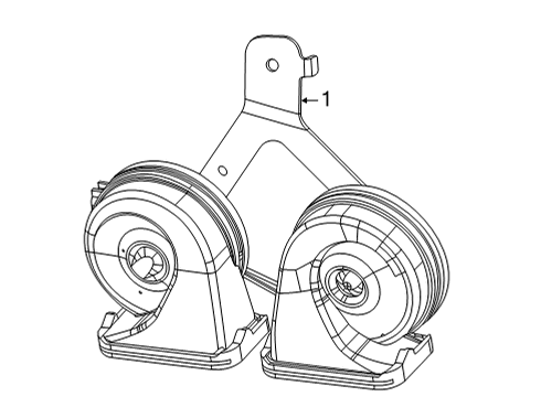 2025 Jeep Wagoneer L Horn Diagram