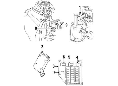 1997 Chrysler Concorde Cruise Control System Diagram