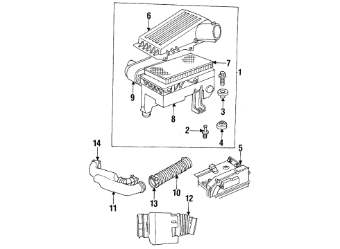 1994 Chrysler New Yorker Air Intake Diagram