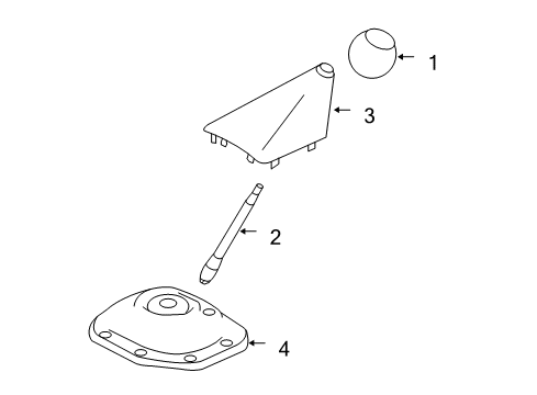 2004 Dodge Ram 1500 Shifter Trim Diagram