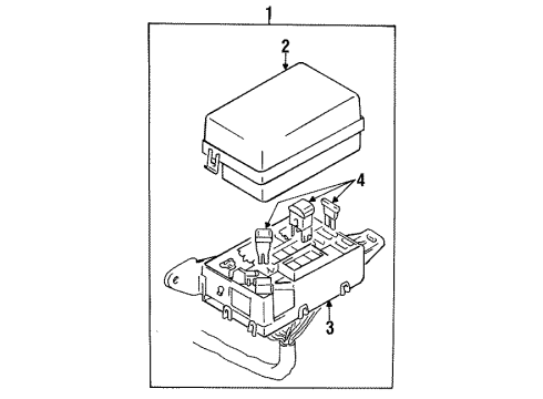 1994 Dodge Colt Electrical Components Diagram