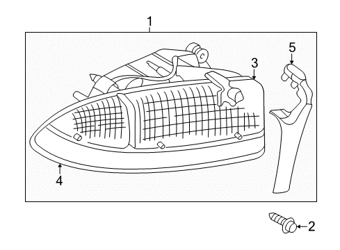 2000 Dodge Dakota Headlamps Diagram