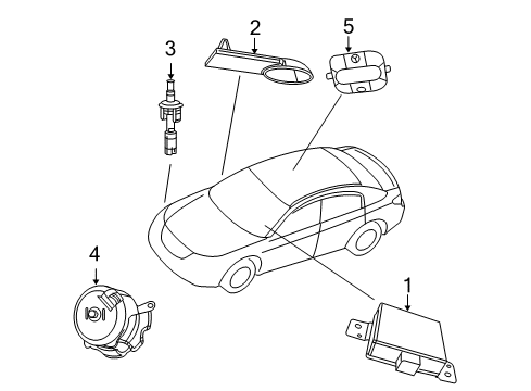2010 Chrysler Sebring Alarm System Diagram