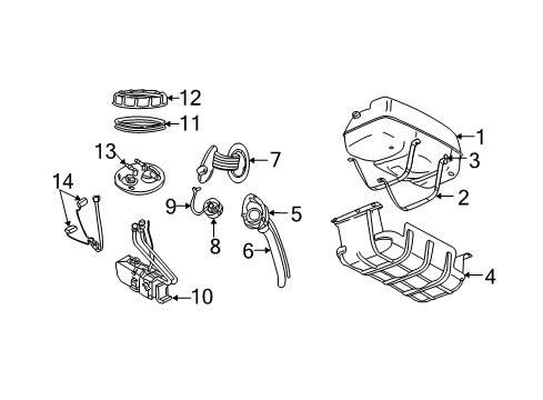 2003 Jeep Liberty Fuel Supply Diagram