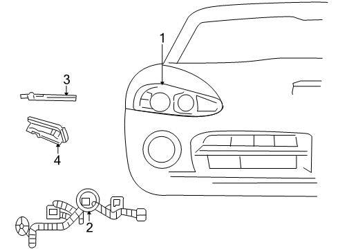 2008 Dodge Viper Headlamps Diagram