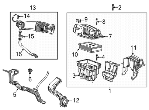 2023 Jeep Wrangler Air Intake Diagram