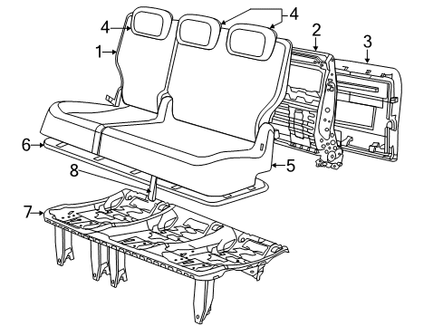 2019 Dodge Grand Caravan Third Row Seats Diagram