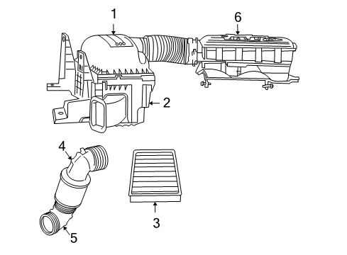 2006 Dodge Ram 2500 Air Intake Diagram