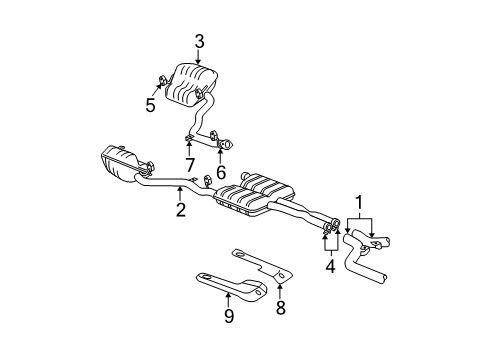 2006 Dodge Magnum Exhaust Components Diagram