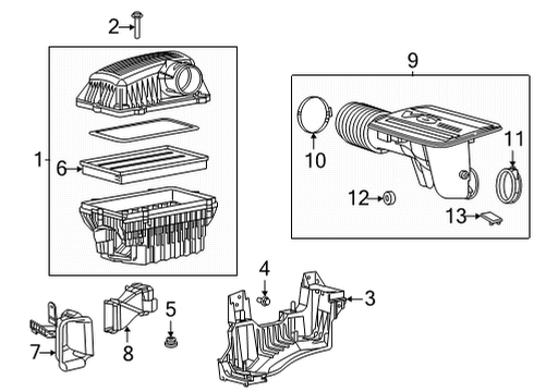 2019 Ram 1500 Air Intake Diagram