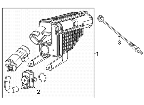 2023 Jeep Wrangler Emission Components Diagram
