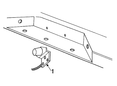 1992 Dodge D350 License Lamps Diagram