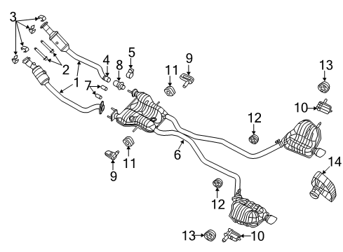 2019 Jeep Grand Cherokee Exhaust Components Diagram