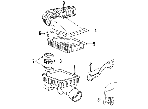1993 Dodge Caravan Air Intake Diagram