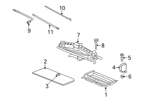 2009 Chrysler Aspen Interior Trim - Rear Body Diagram