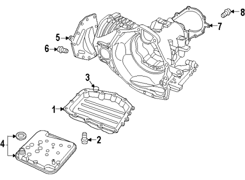 1993 Chrysler Concorde Transaxle Parts Diagram