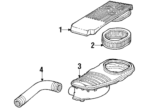 1988 Dodge Daytona Air Intake Diagram